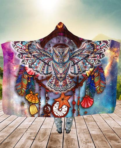 Owl Hooded Blanket WCS