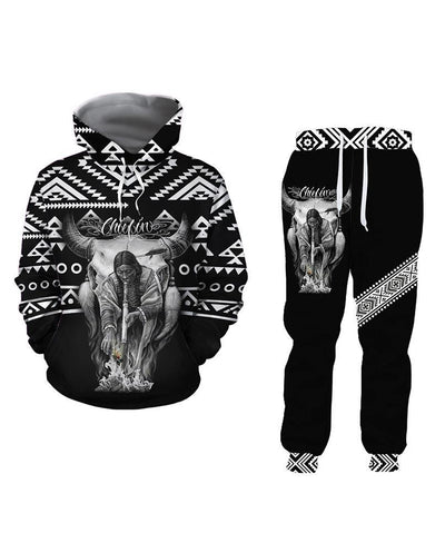 Black Native Hoodie Legging Set WCS
